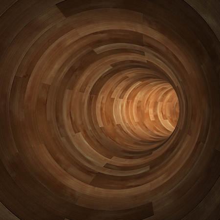 Spherical vintage room. 3d renderの写真素材