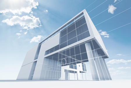 Office architecture High quality 3d render Office architecture High quality 3d render