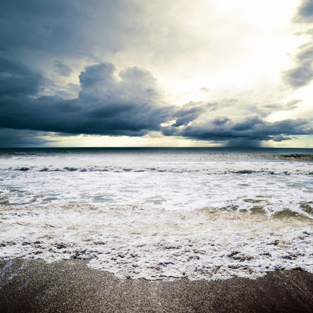 Tropical hurricane cyclone. Storm seaの写真素材