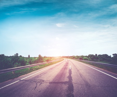 Road way forward direction