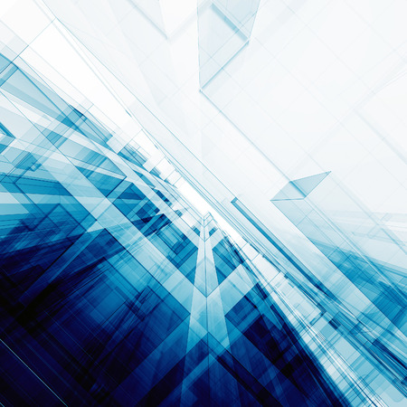 Abstract architecture. Concept view background 3D renderingの写真素材
