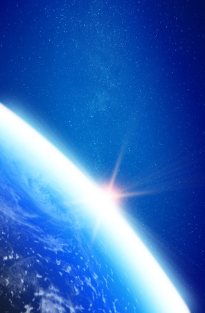 Planet Earth stratosphere.の写真素材