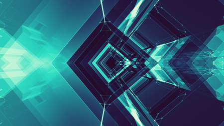 Abstract background. Futuristic concept space technology. Future industry. 3d renderingの写真素材