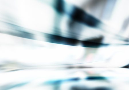 Room reflections motion blur futuristic background. 3d renderingの写真素材