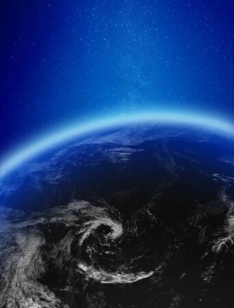 Stars and clouds.の写真素材