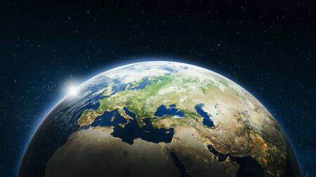 Europe from space.