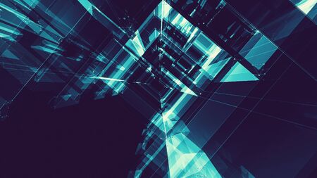 Glow blur lines abstract background. 3d renderingの写真素材