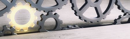 Marketing technology, modern business solutions. 3d renderingの写真素材