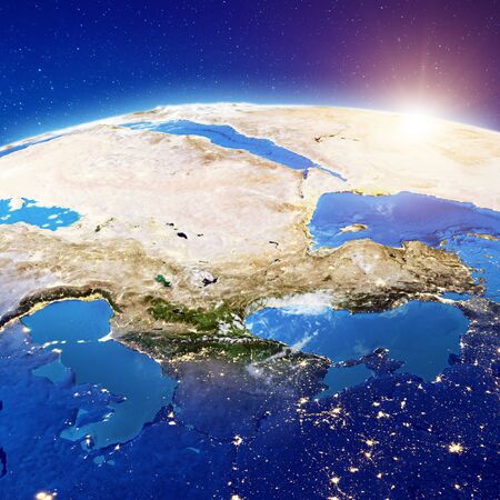 Planet Earth from space.