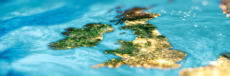 United Kingdom and Ireland.の写真素材