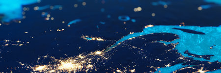 Canada, Quebec and Montreal. 3d rendering