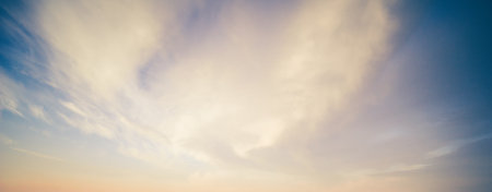 Beautiful sky morning. Summer background