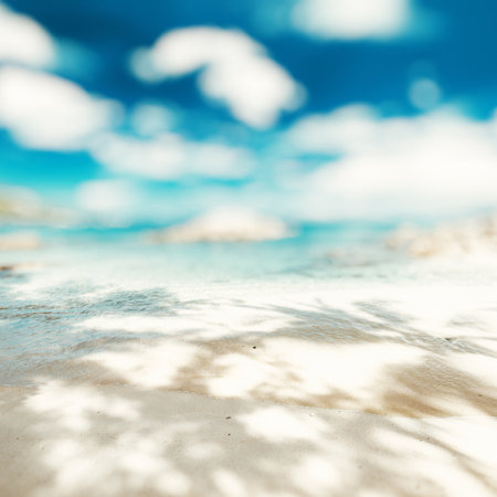 Tropical ocean beach, caribbean paradiseの写真素材
