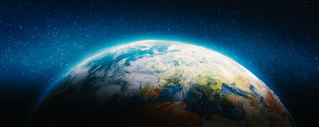 Planet Earth. Elements of this image furnished by NASA. 3d renderingの写真素材