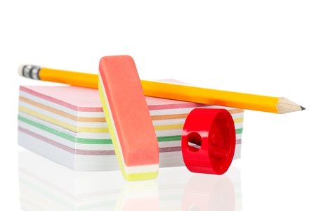 Paper and pencilの写真素材