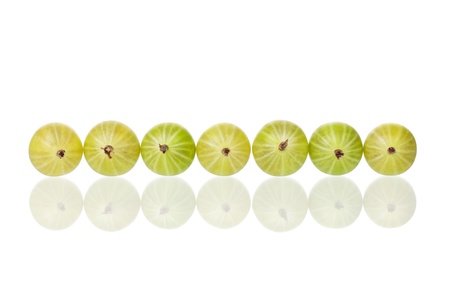 Ripe gooseberryの写真素材