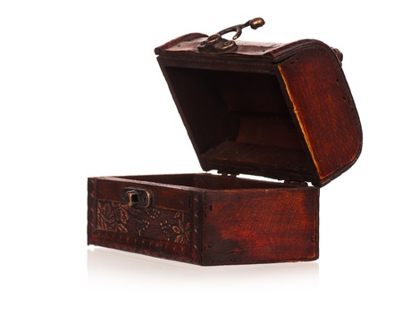 Wooden chestの写真素材