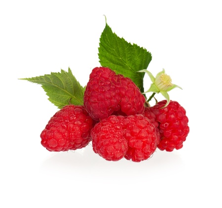 Ripe raspberries