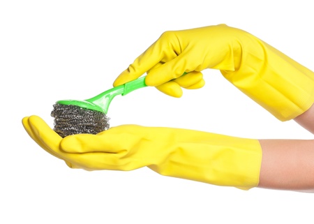 Hands in gloves