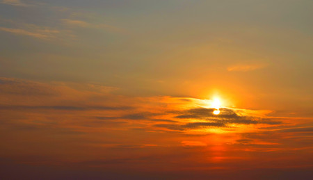 sunset sceneryの写真素材