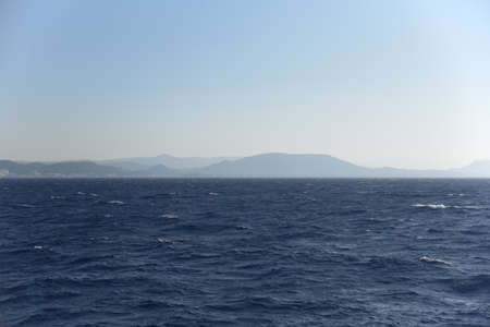 Sea serenity on a clear dayの写真素材