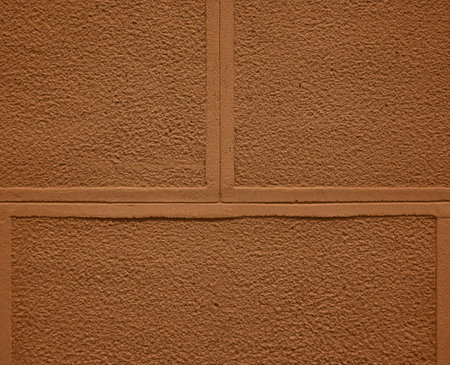 A cold and gloomy wall with a division into figuresの写真素材