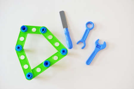 Microgreens growing background. Seed Germination at home. Vegan and healthy eating conceptの写真素材