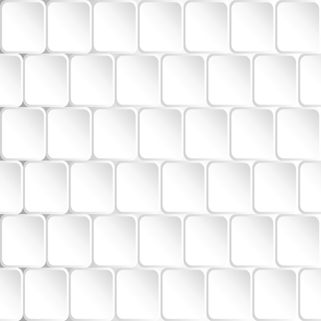 White geometric texture. Seamless background. Vector illustrationのイラスト素材