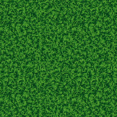 Seamless grass. Grass texture plane perpendicular. Green grass seamless texture - summer background. Vector illustrationのイラスト素材
