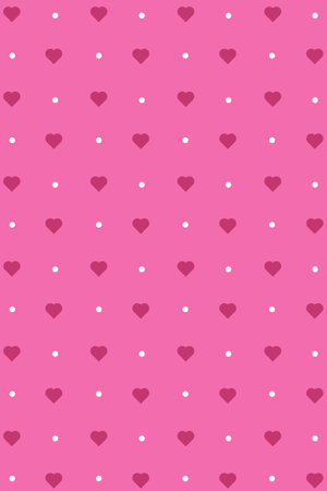 Abstract seamless pattern with hearts. Hearts seamless pattern. Universal print. Vector illustrationのイラスト素材