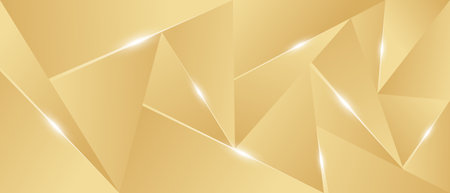 Abstract gold background with lines and shine effect. Luxury abstract gold background. Vector illustrationのイラスト素材