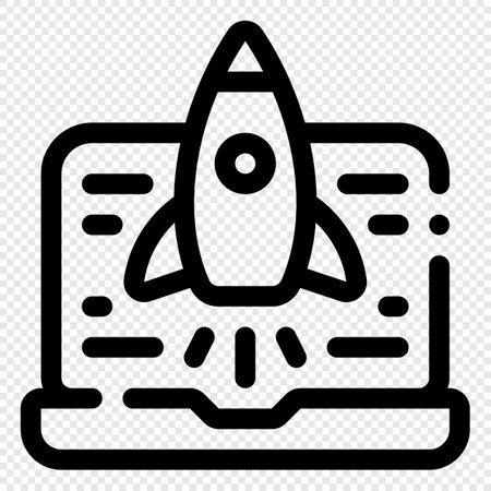 Seo Icon. Digital marketing concept. Outline iconのイラスト素材