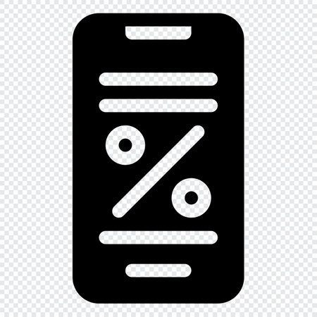 Discount Icon. Digital marketing concept. Outline iconのイラスト素材