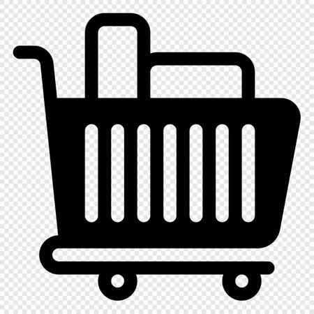 Shopping Cart Icon. Digital marketing concept. Outline iconのイラスト素材