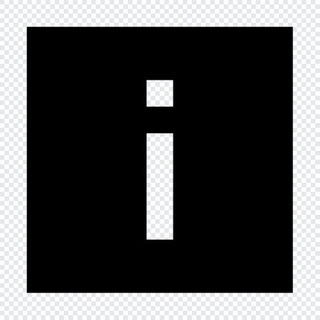 Info icon. Suitable for website UI designのイラスト素材