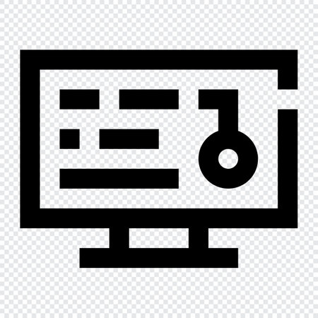 Access icon. Internet technology concept. Icon in line styleのイラスト素材