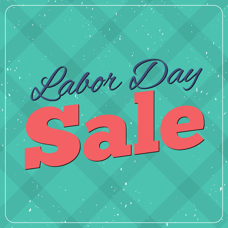 Vector Illustration Labor Day a national holiday of the United States. American Labor Day Sale design poster.のイラスト素材