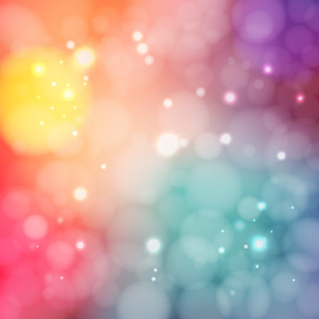 Defocused Background with lights. Blurred backdrop. Abstract Bokeh style vector illustrationのイラスト素材