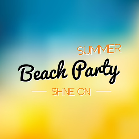 Summer Time logo Template. Vector Typographic Design Label. Summer Holidays lettering. Summer party, Enjoy The Summer, tropical paradise, sea, sunshine, weekend tour, beach vacation, adventure labelのイラスト素材