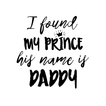 Fathers Day inspirational poster. Handwritten modern brush lettering card for dad.のイラスト素材