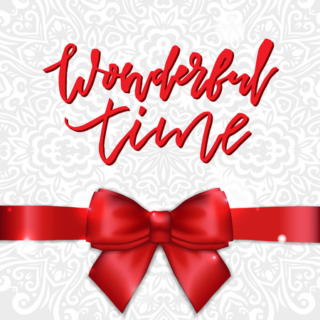 Wonderful time banner.のイラスト素材