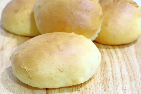 homemade bread on the wooden borad