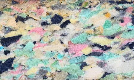 Colourful sponge as abstract backdrop.の写真素材