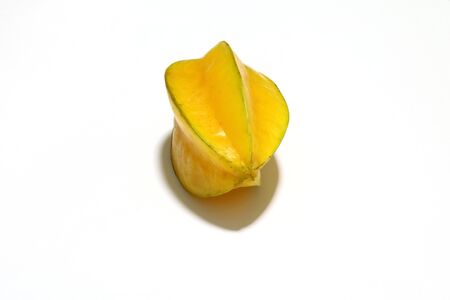 Star apple on white background.の写真素材