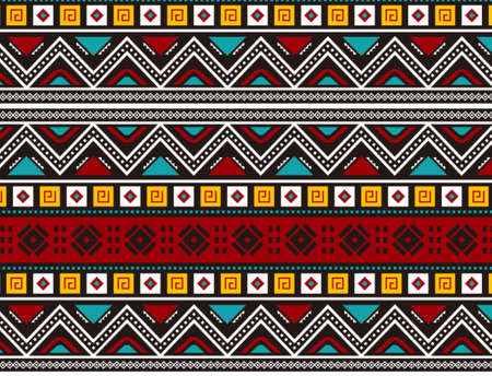 Beautiful ethnic pattern background. Decorativ pattern illustration stock. Traditional art geometric...