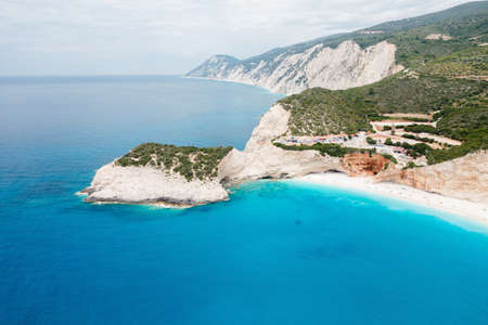 Scenic view of Porto Katsiki beach