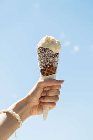 Ice cream coneの写真素材