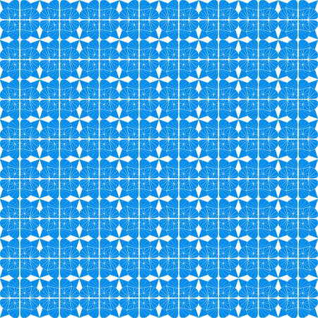 Tiles seamless pattern. Traditional portuguese azulejos. Abstract background. Vector