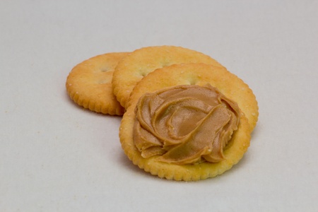 Peanut Butter and Crackersの写真素材
