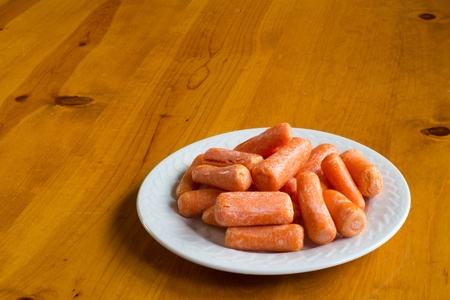 Plate of Carrotsの写真素材